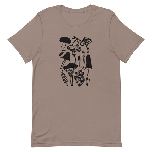 Unisex Mushroom T-Shirt for Nature Lovers